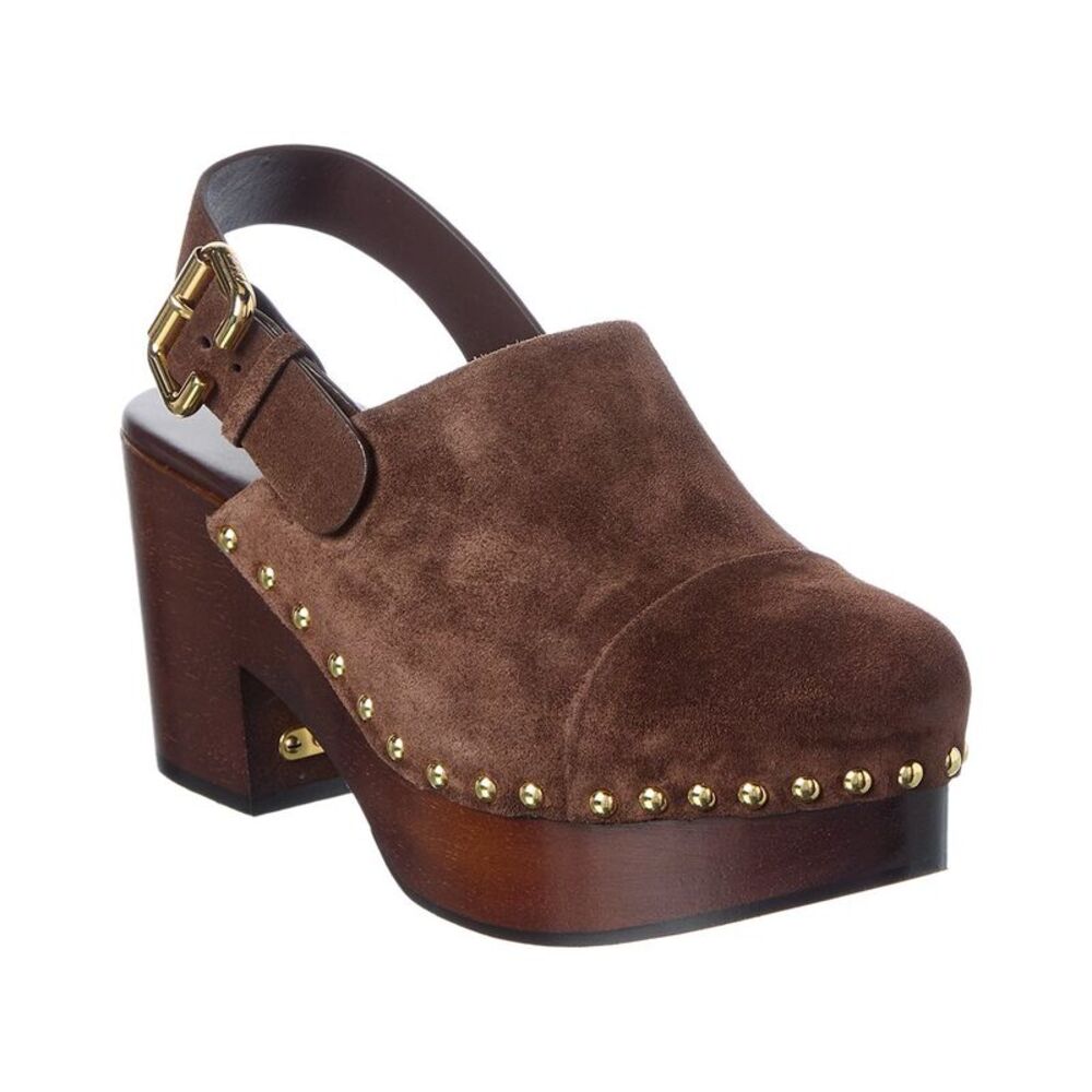 Chloé Jeannette Suede Wedge Clog